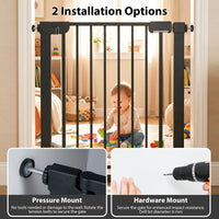 Pressure Mounted Auto-Close Door Gate for Indoor