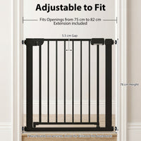 Pressure Mounted Auto-Close Door Gate for Indoor