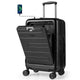 Lightweight PC Hardside Suitcase w/Double TSA Lock