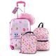 5 Piece Kids Luggage Set with Backpack and Neck Pillow & Name Tag