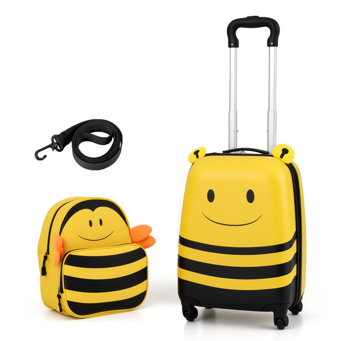 2 PCS Kids Luggage Set on Wheels