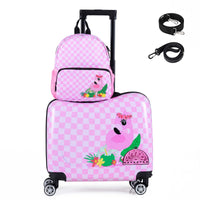 2 Pieces Kid Luggage Set with Spinner Wheels