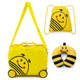 3-Piece Kids Carry-on Luggage Set with Headrest and Backpack