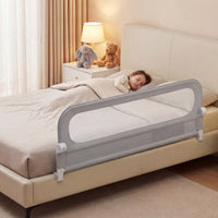 Foldable Bed Rail with Removable Oxford Fabric Cover and Robust U-shaped Base