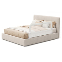 Foldable Bed Rail with Removable Oxford Fabric Cover and Robust U-shaped Base