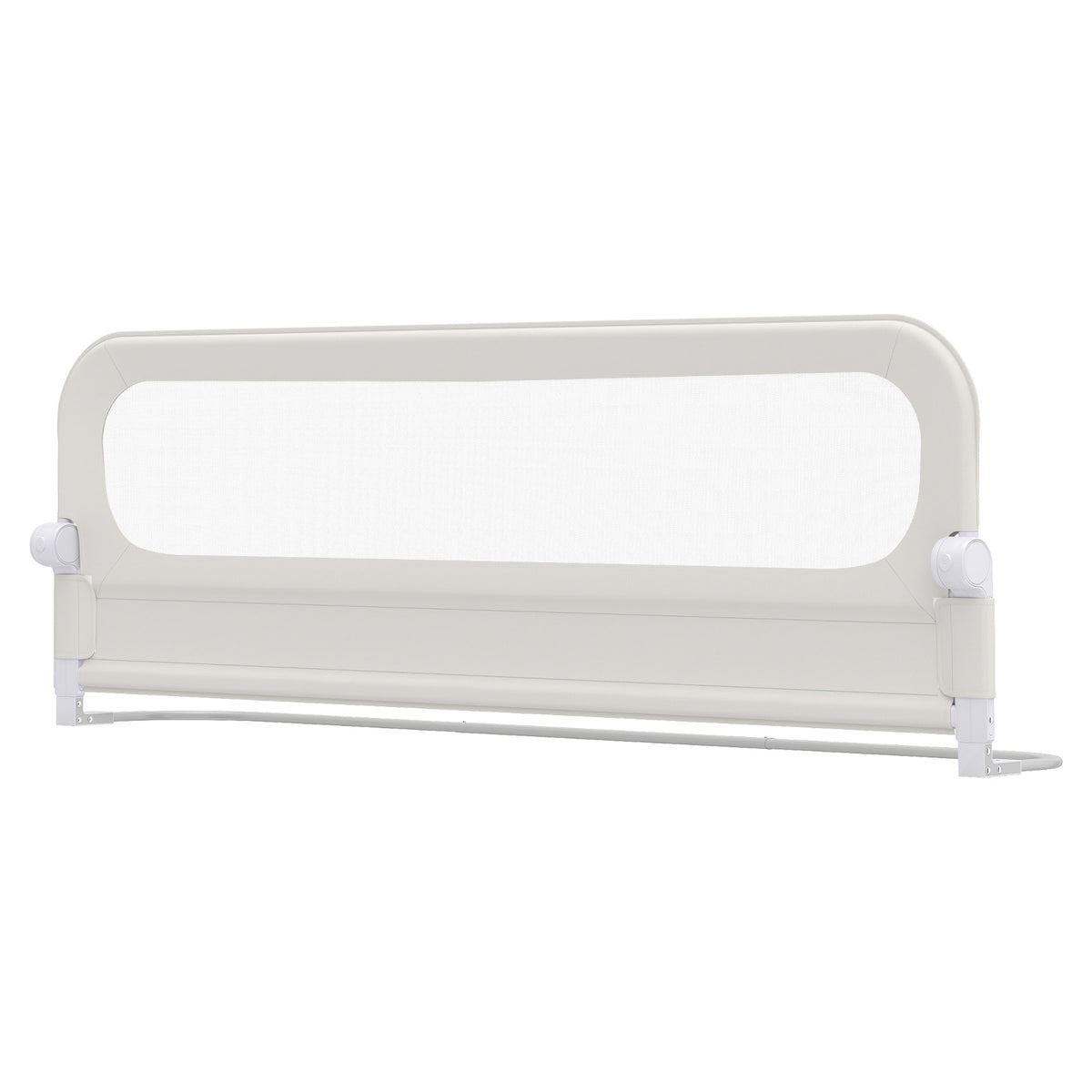 Foldable Bed Rail with Removable Oxford Fabric Cover and Robust U-shaped Base