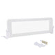 152/120 cm Long Foldable Bed Rail, 50 cm Extra Tall, White/Grey