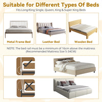 Foldable Baby Rail Guard, 180 cm Long Swing Down Bed Rail for Toddlers