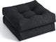 2 Pieces 50x50cm Outdoor Seat Cushions, Waterproof & Sun Protection for Indoor and Outdoor