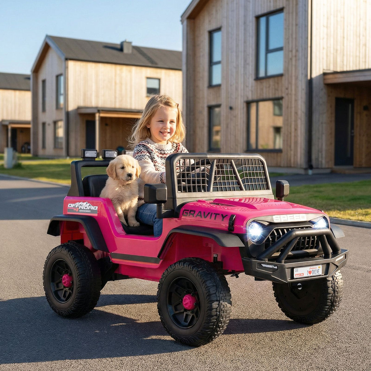 24V Battery Powered Electric Vehicle with Parent Remote Control