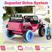 24V Battery Powered Electric Vehicle with Parent Remote Control