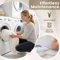 Bean Bag Chair for Adults with Machine Washable Corduroy Cover