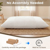 Bean Bag Chair for Adults with Machine Washable Corduroy Cover