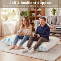 Bean Bag Chair for Adults with Machine Washable Corduroy Cover
