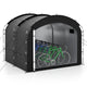 Bike Storage Shed Tent with Waterproof Silver Coated Fabric for 8 Bicycles