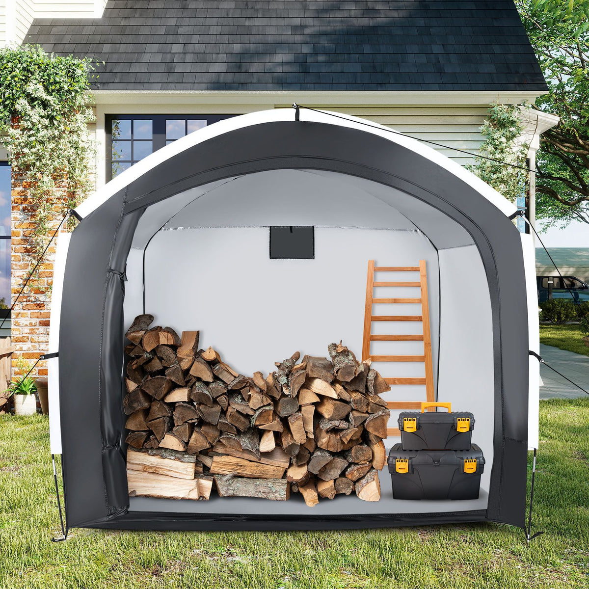 Bike Storage Shed Tent with PU4000MM Waterproof 210D Oxford Fabric for 5 Bikes