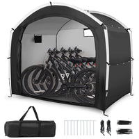 Bike Storage Shed Tent with PU4000MM Waterproof 210D Oxford Fabric for 5 Bikes