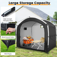 Bike Storage Shed Tent with PU4000MM Waterproof 210D Oxford Fabric for 5 Bikes