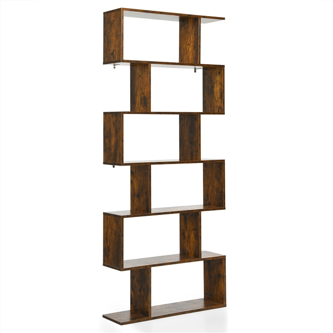 GIANTEX 6-Tier Shelf Bookcase