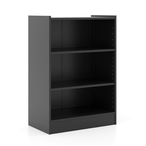 Giantex 3-Tier Bookcase, Floor Standing Open Bookshelf, Modern Display Cabinet with Adjustable Shelves