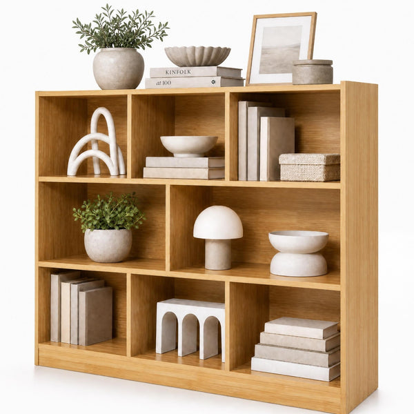3-Tier Open Wooden Bookshelf