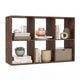 4/6-Cube Open Bookshelf Home 2-tier Large Bookcase Free-standing Storage Shelf