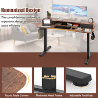 Electric Standing Desk Height Adjustable Stand Up Desk Home Office Computer Desk