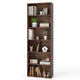 6-Tier Open Bookcase, 178 cm Tall Floor Standing Book Storage Organizer