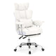 Heavy Duty Executive Office Chair with Retractable Footrest, 180 kg Weight Capacity