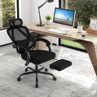 Ergonomic Office Chair High Back Mesh Desk Chair w/ Retractable Footrest