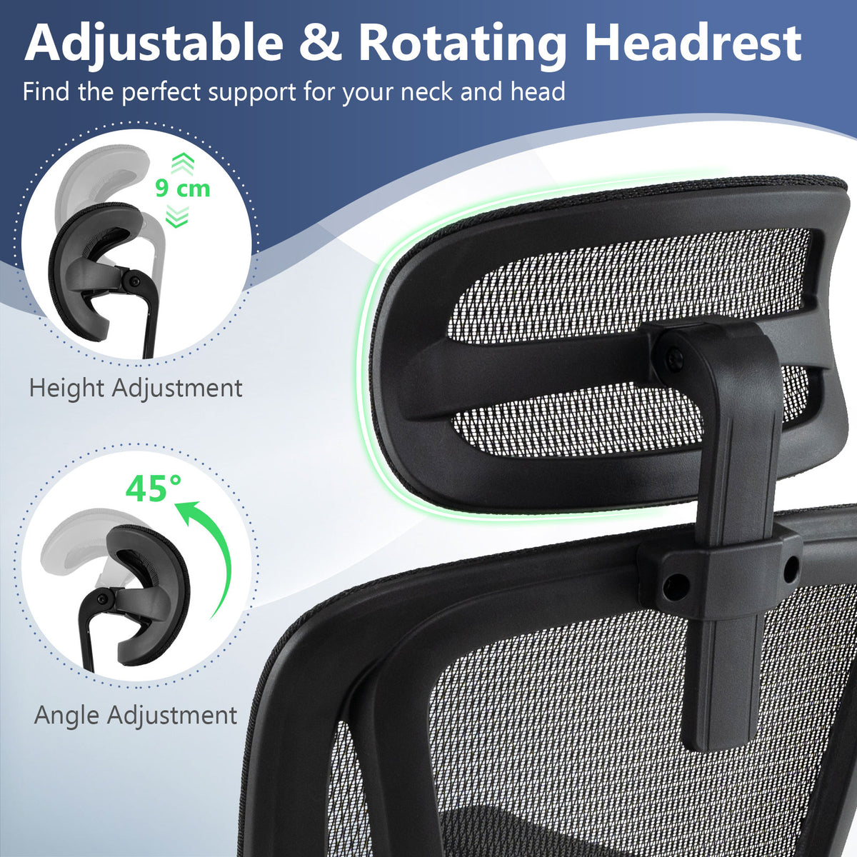 Ergonomic Office Chair Swivel Computer Desk Chair
