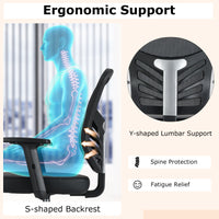 Height-adjustable Drafting Chair Swivel Task Chair Standing Desk Chair