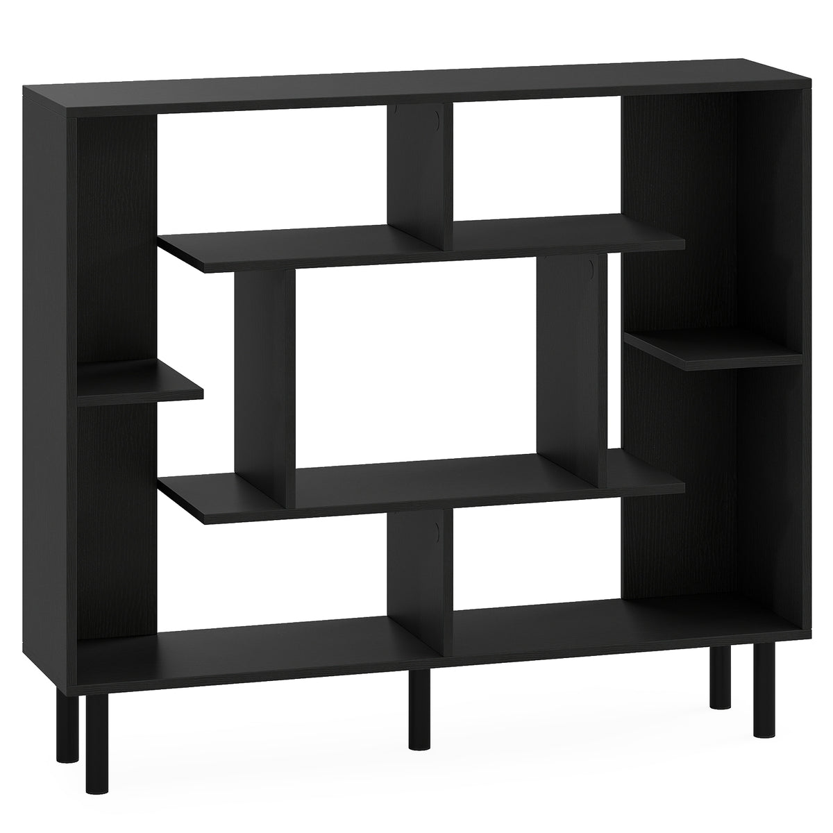 Bookshelf with Metal Legs for Bedroom and Living Room