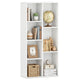 7-Cube Bookcase, Vertical or Horizontal Freestanding Bookshelf with 7 Compartments