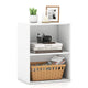 2-Cube Bookcase, Floor Standing Open Bookshelf w/ 5-Position Adjustable Shelf, Modern Display Shelf, Cubby Storage Organizer