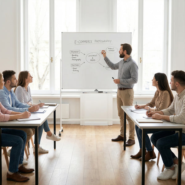 Double-Sided Magnetic Dry Erase Board with Stand and 2 Adjustable Heights