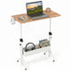 Standing Desk Height Adjustable with Fabric Drawer and Lockable Wheels