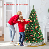 Artificial Christmas Tree Xmas Pine Tree with Solid Metal Legs