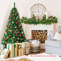 Artificial Christmas Tree Xmas Pine Tree with Solid Metal Legs