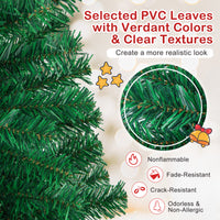 Artificial Christmas Tree Xmas Pine Tree with Solid Metal Legs
