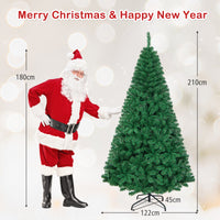 Artificial Christmas Tree Xmas Pine Tree with Solid Metal Legs