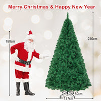 Artificial Christmas Tree Xmas Pine Tree with Solid Metal Legs