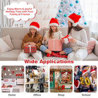 White Christmas Tree, Artificial Xmas Decoration Tree with 650 PVC Branch Tips & Metal Stand