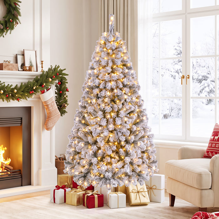 1.8/2.25/2.8M Christmas Tree with Branch Tips and LED Lights
