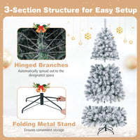1.8/2.25/2.8M Christmas Tree with Branch Tips and LED Lights
