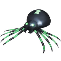 1.8M Halloween Inflatable Spider w/ LED Lights & Powerful Blower