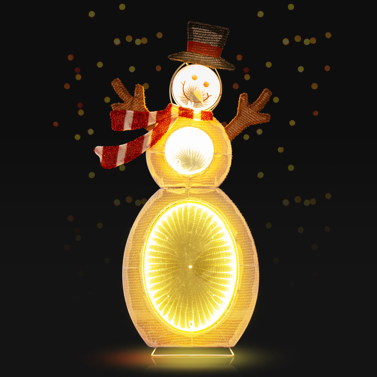 79 CM Lighted Snowman with 105 Built-in LED Lights