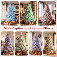 Smart RGB Pencil Christmas Tree with APP Remote and Music Sync for Holiday
