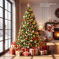 225/180cm Pre-lit Christmas Tree with 1542/1072 Branch Tips and 450/300 Multifunctional RGB Lights