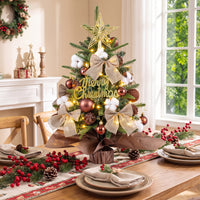 60 cm Tabletop Christmas Tree with Ornaments